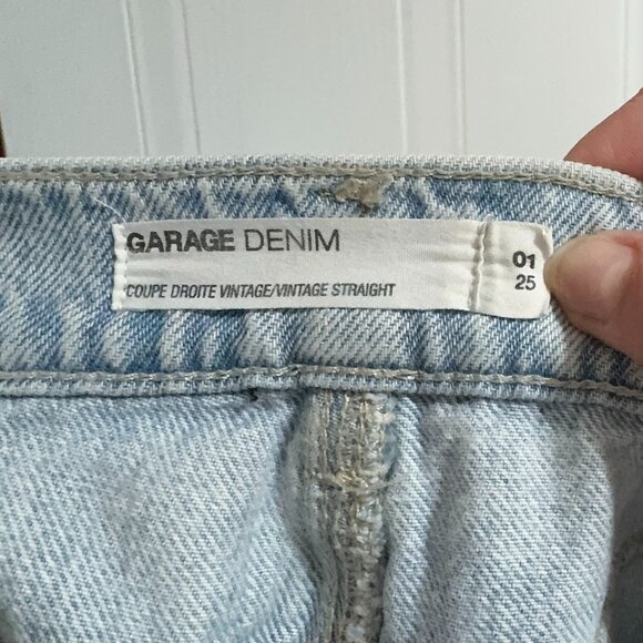 Garage Denim Coupe Droite Vintage Straight Jeans - Picture 3 of 3